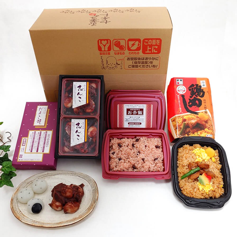花善×セキト「秋田のご飯＆お菓子」満足セット